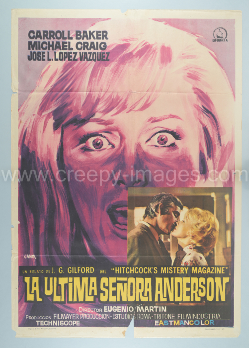 The Fourth victim / La última señora Anderson - Spanisches Plakat